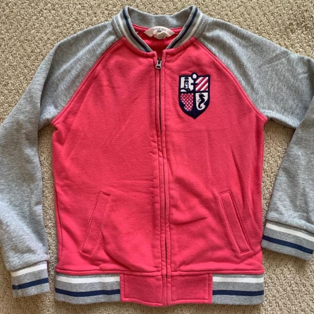 Girl's Lands' End Sweatshirt Jacket